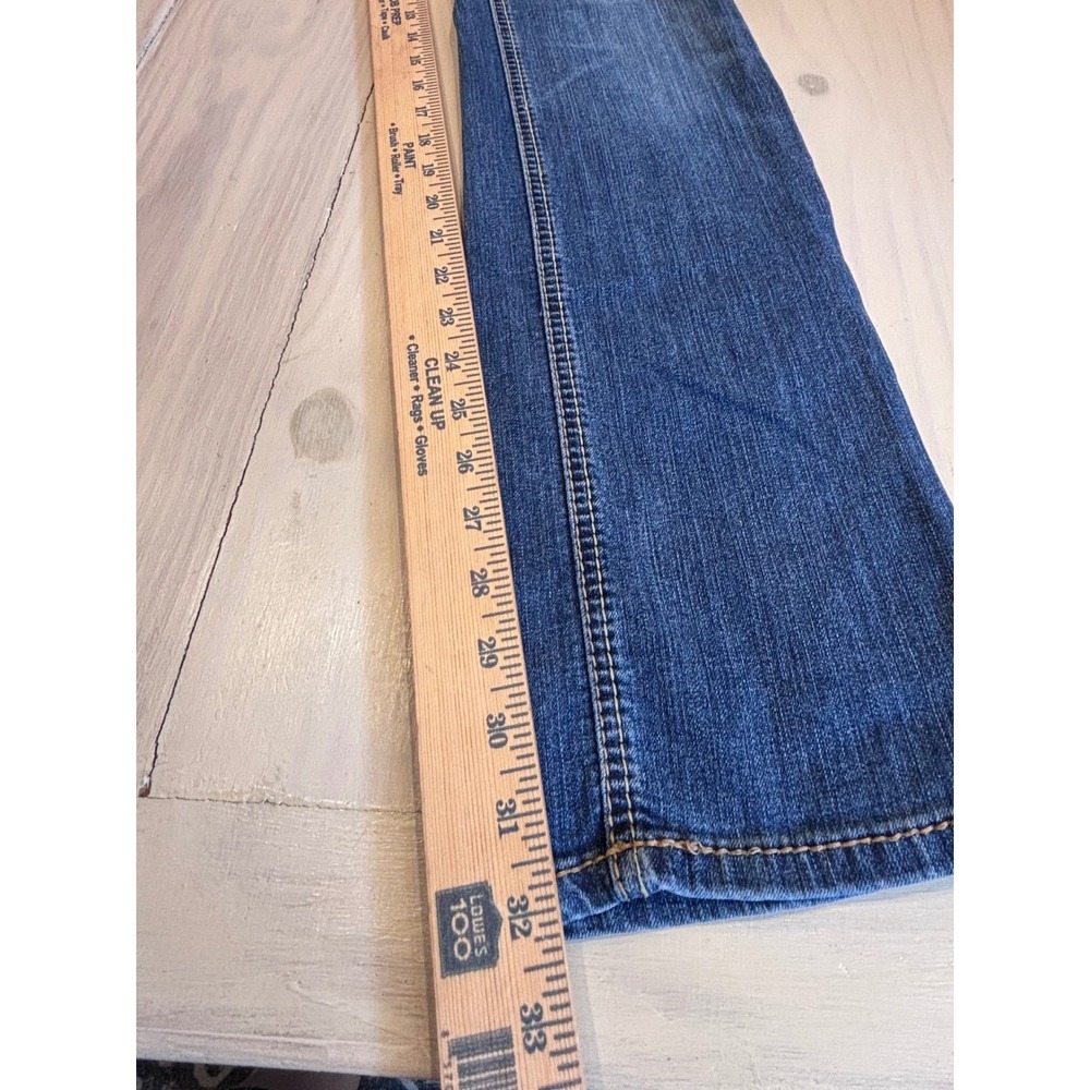 Ariat REAL Denim Perfect Rise Straight Leg Jeans Womens 25R Blue Medium Wash - Picture 14 of 14